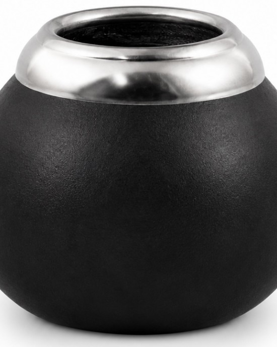 Calabaza Negro con virola aluminio
