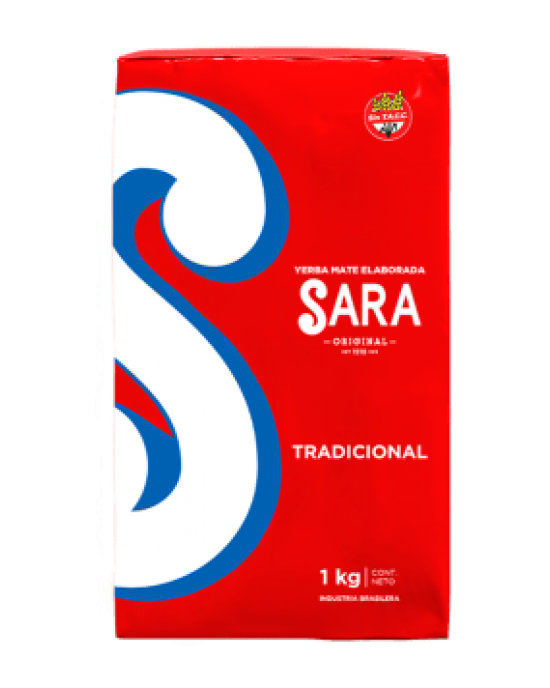  Sara Roja yerba mate 1kg - Tradicional Sin palo