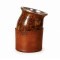 Calabaza CRIOLLO (mate cup of pumpkin with stainless steel rim and leather base)