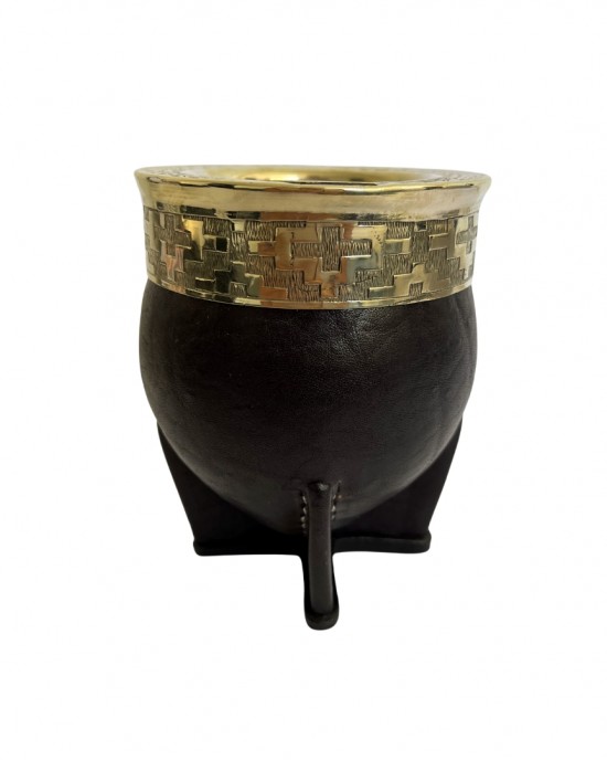 IMPERIAL Calabaza with appliqués in bronze