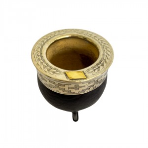 IMPERIAL Calabaza with appliqués in bronze