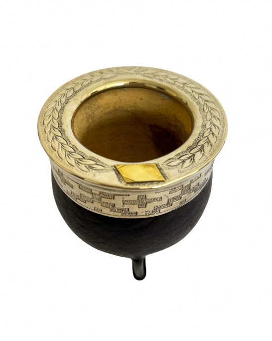 IMPERIAL Calabaza with appliqués in bronze