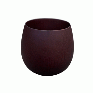Mate cup "Wooden Deluxe" - dark brown