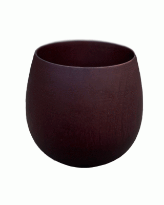 Mate cup "Wooden Deluxe" - dark brown