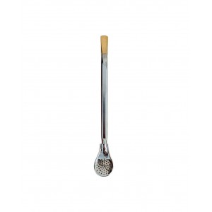 Bombilla Cromada 19cm